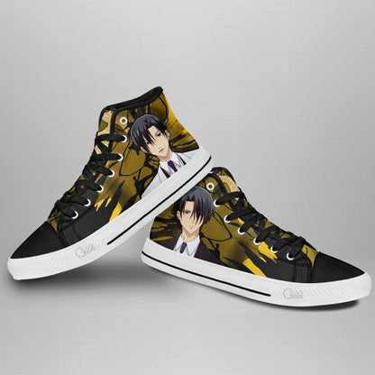 Hatori Souma High Top Shoes Custom Fruit Basket Anime Sneakers - 4 - GearAnime