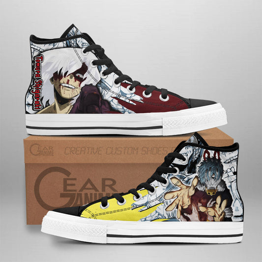 Tomura Shigaraki High-Top Shoes Anime Custom