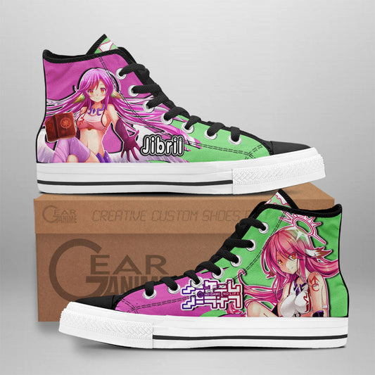 Jibril Classic High-Top Sneakers - Custom Anime Design