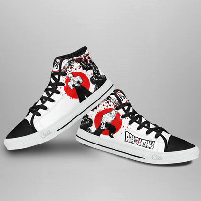 Tenshinhan Classic High-Top Sneakers - Custom Anime Design