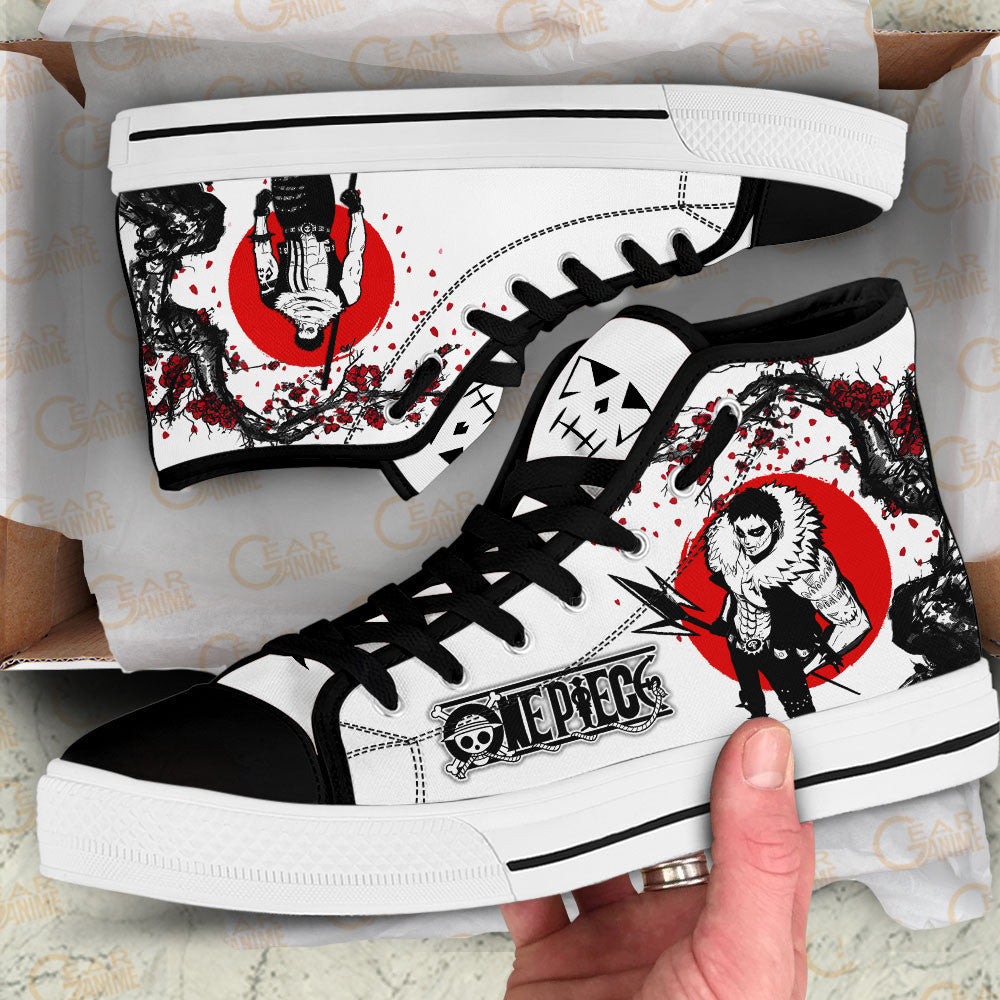 Charlotte Katakuri Classic High-Top Sneakers - Custom Anime Design