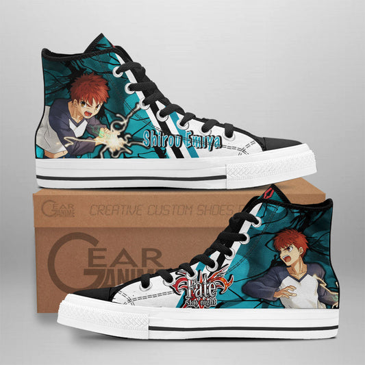 Shirou Emiya High-Top Shoes Anime Custom
