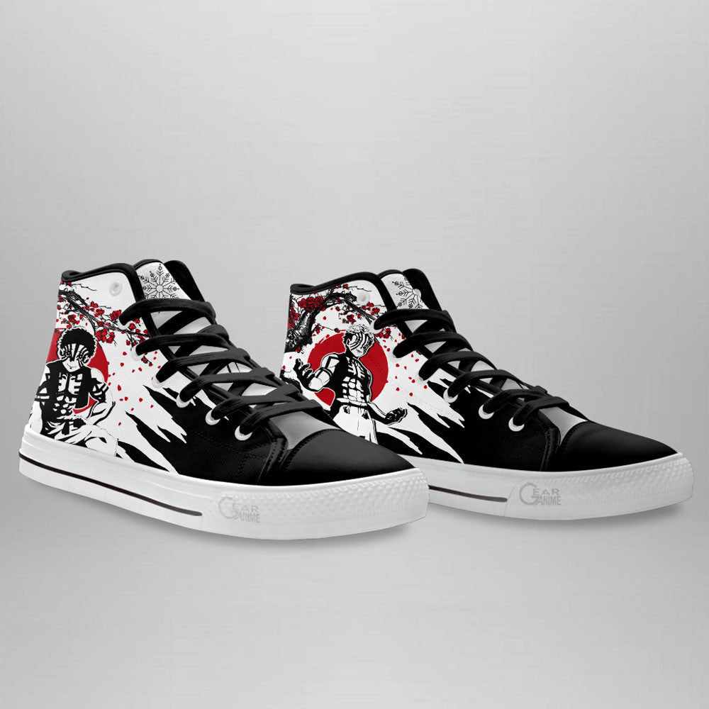 Akaza High-Top Shoes Anime Custom