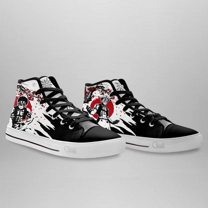 Akaza High-Top Shoes Anime Custom