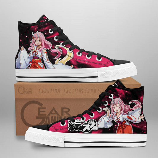 Shuna High-Top Shoes Anime Custom