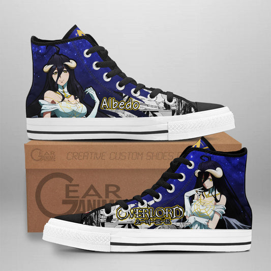 Albedo High-Top Shoes Anime Custom