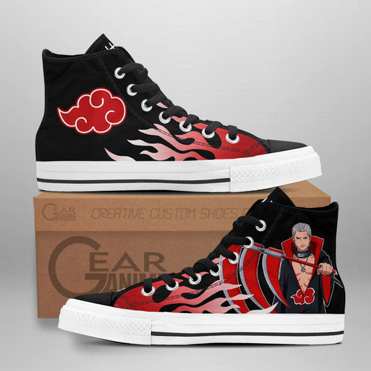 Hidan Classic High-Top Sneakers - Custom Anime Design