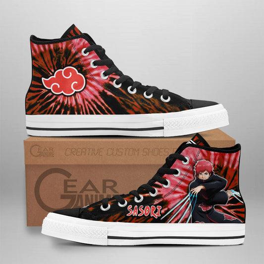 Sasori Classic High-Top Sneakers - Custom Anime Design