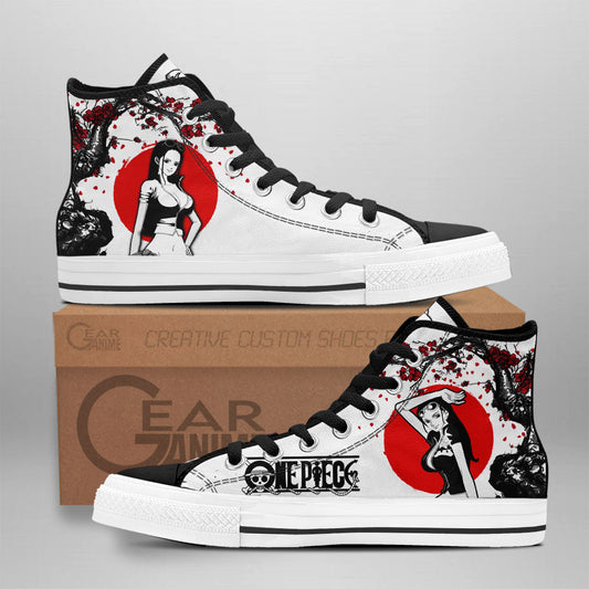 Nico Robin Classic High-Top Sneakers - Custom Anime Design
