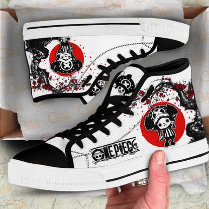 Tony Tony Chopper Classic High-Top Sneakers - Custom Anime Design