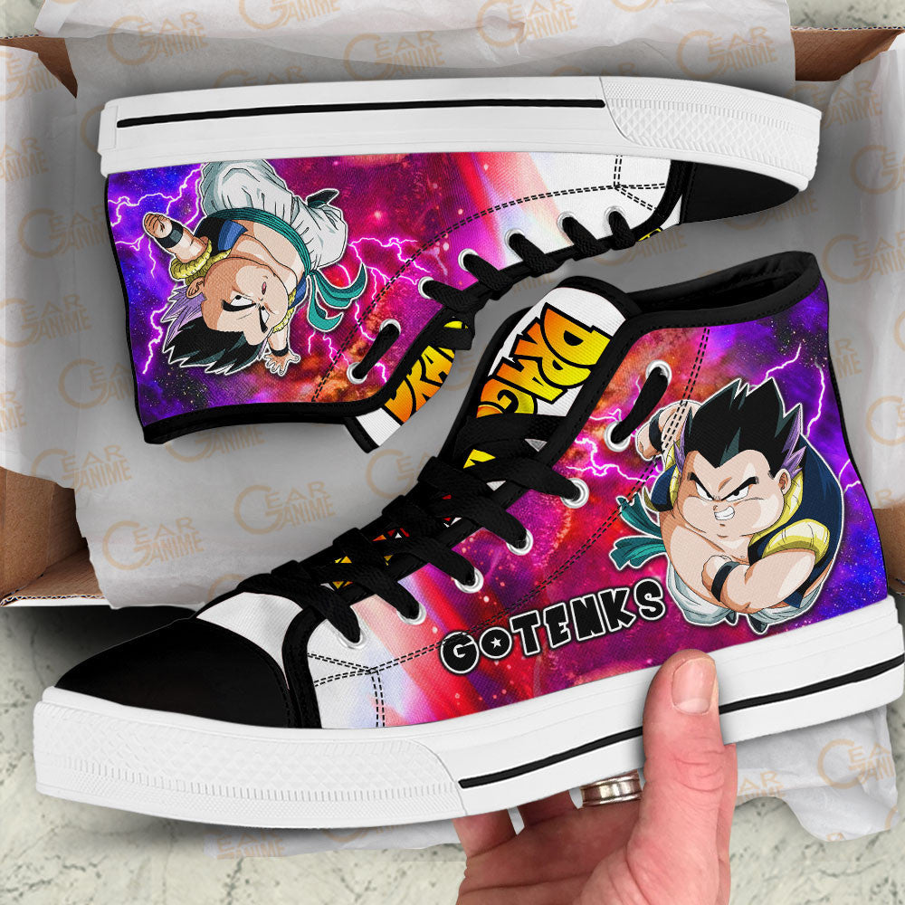 Fat Gotenks High Top Shoes Dragon Ball Super Custom Anime Sneakers Gear Anime