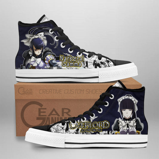 Narberal Gamma Classic High-Top Sneakers - Custom Anime Design