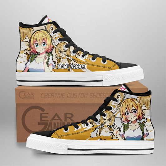 Mami Nanami Classic High-Top Sneakers - Custom Anime Design