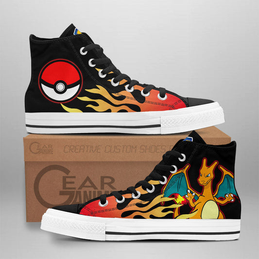 Charizard High-Top Shoes Anime Custom