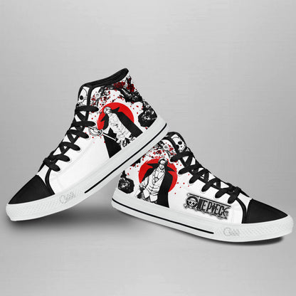 Shanks Classic High-Top Sneakers - Custom Anime Design