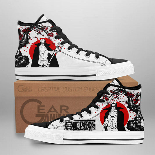 Shanks Classic High-Top Sneakers - Custom Anime Design
