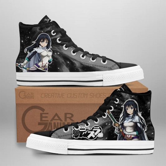 Shizue Izawa High-Top Shoes Anime Custom