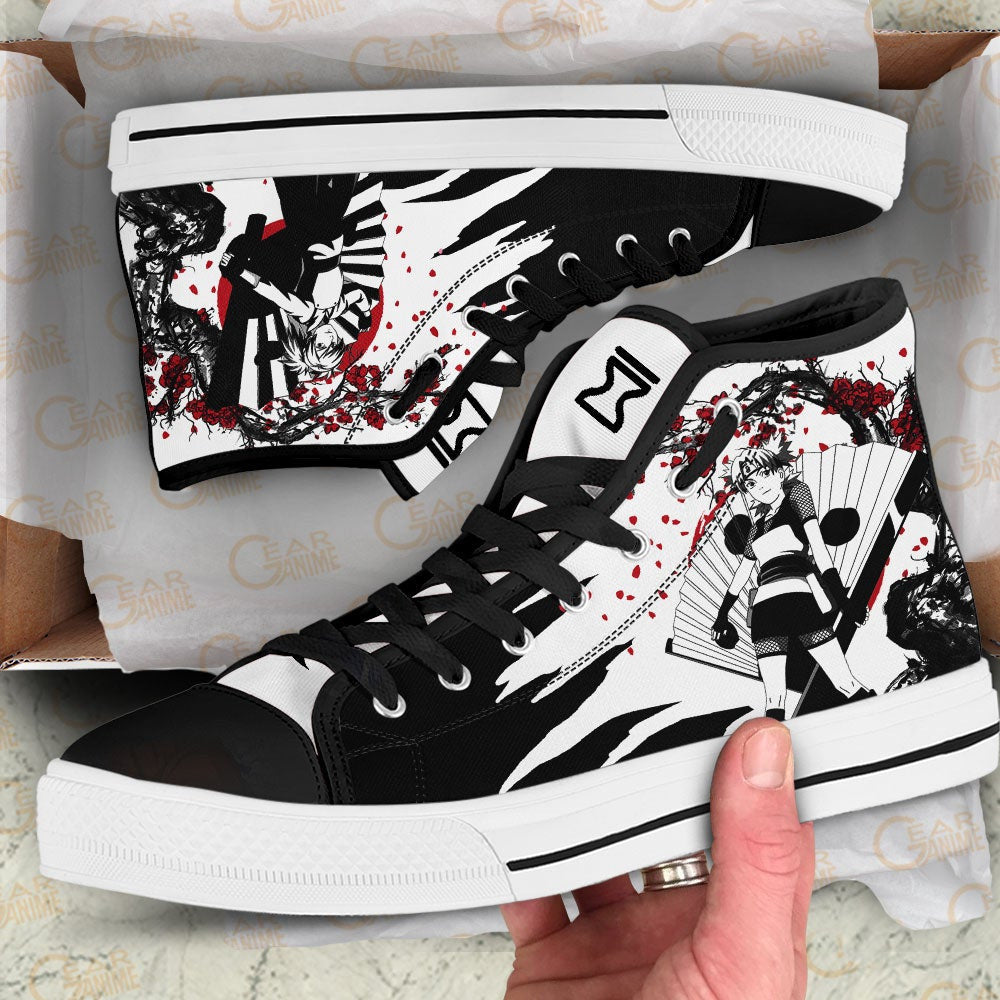 Temari High Top Shoes Custom NRT Anime Sneakers Japan Style - 2 - GearAnime