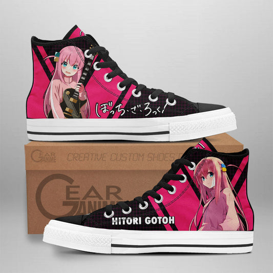 Bocchi Hitori Gotoh Anime Custom High Top Shoes NTT2712 Gear Anime
