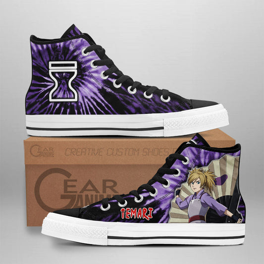 Temari High-Top Shoes Anime Custom