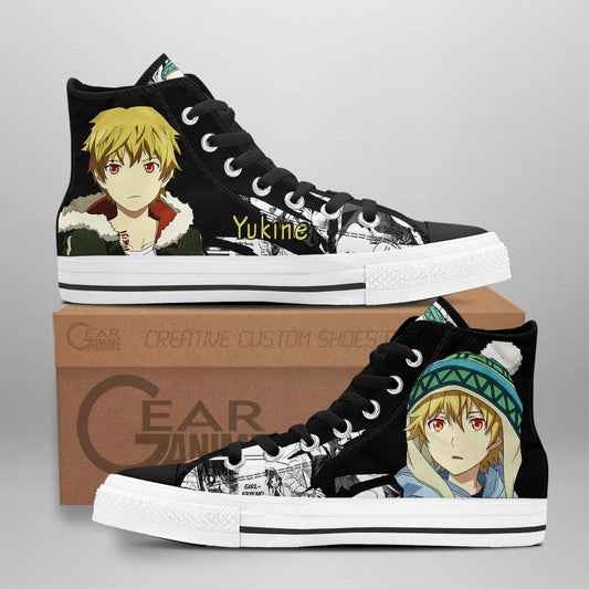 Yukine High-Top Shoes Anime Custom