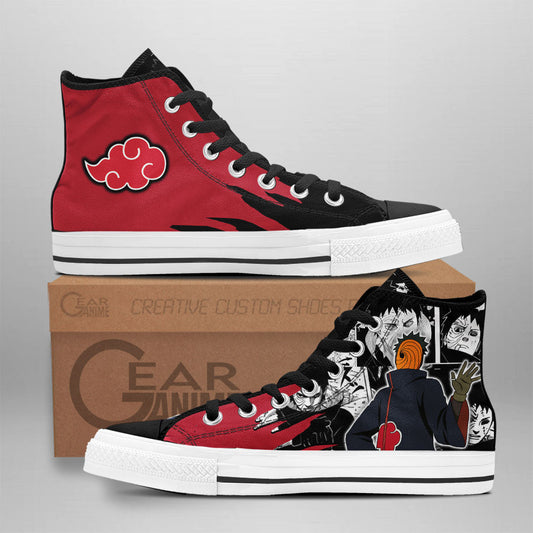 Tobi High-Top Shoes Anime Custom
