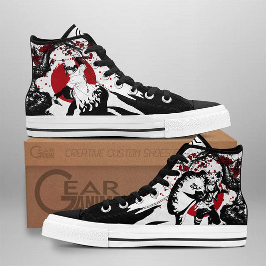Minato Namikaze High Top Shoes Custom NRT Anime Sneakers Japan Style - 1 - GearAnime
