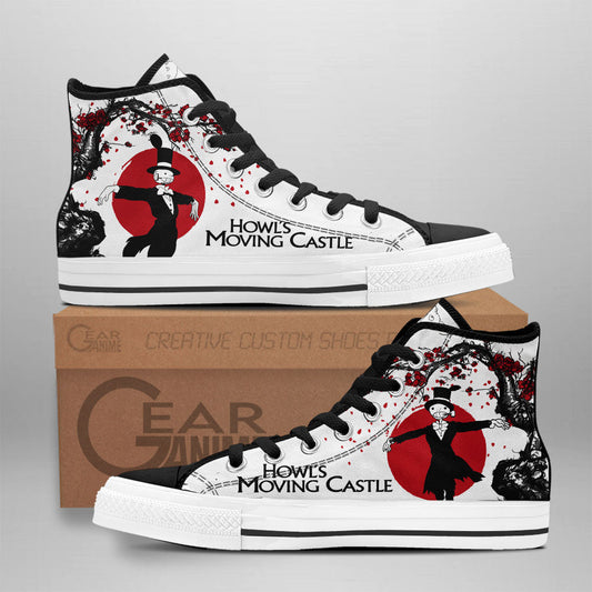 Howl's Moving Castle Turnip Head Anime Custom High Top Shoes Japan Style NTT0601 Gear Anime