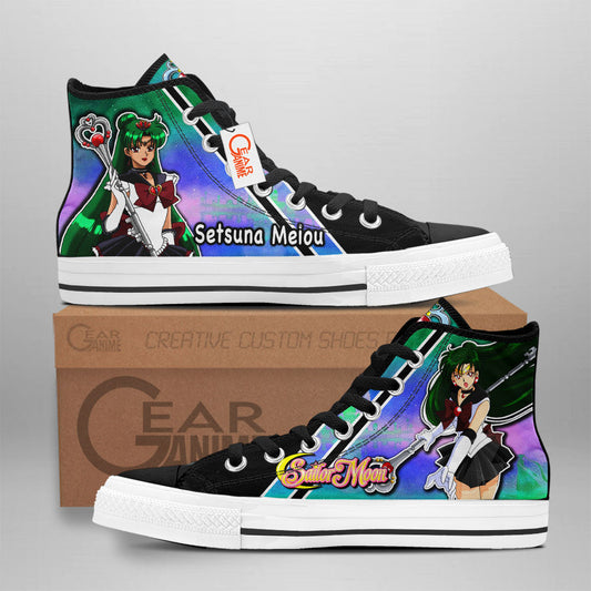 Sailor Pluto Anime Custom High Top Shoes NTT0901 Gear Anime