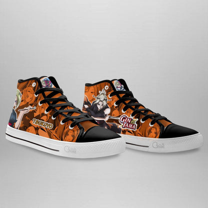 Gintama Tsukuyo High Top Shoes Custom Gintama Anime Sneakers - 3 - GearAnime