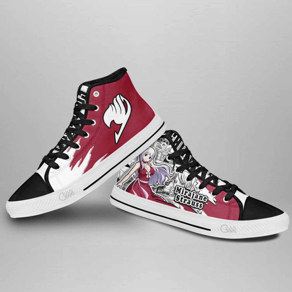 Mirajane Strauss High-Top Shoes Anime Custom