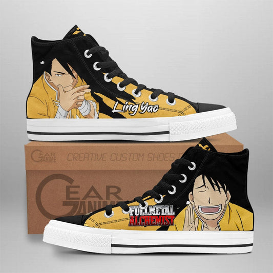 Ling Yao High Top Shoes Custom Anime Sneakers - 1 - GearAnime