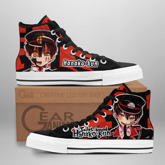 Hanako-kun Classic High-Top Sneakers - Custom Anime Design