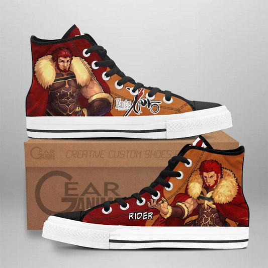 Fate Zero Rider High Top Shoes Custom Anime Sneakers - 1 - GearAnime