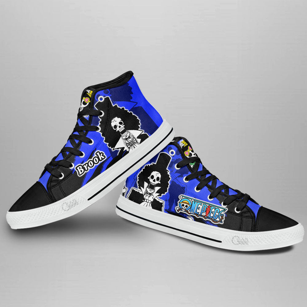 Brook High-Top Shoes Anime Custom