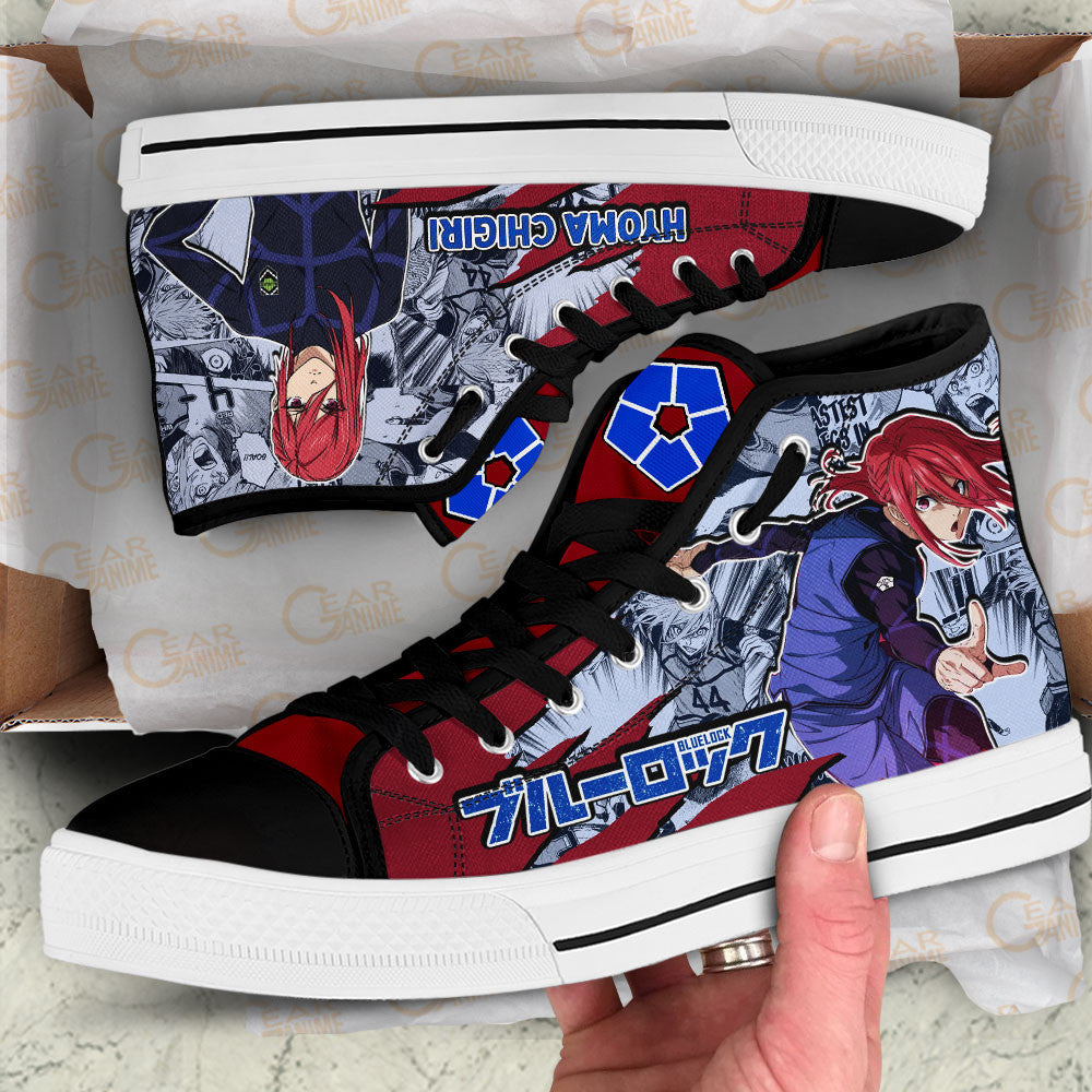 Blue Lock Hyoma Chigiri Anime Custom High Top Shoes NTT2712 Gear Anime