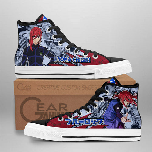 Hyoma Chigiri Anime Custom High Top Shoes NTT2712 Gear Anime