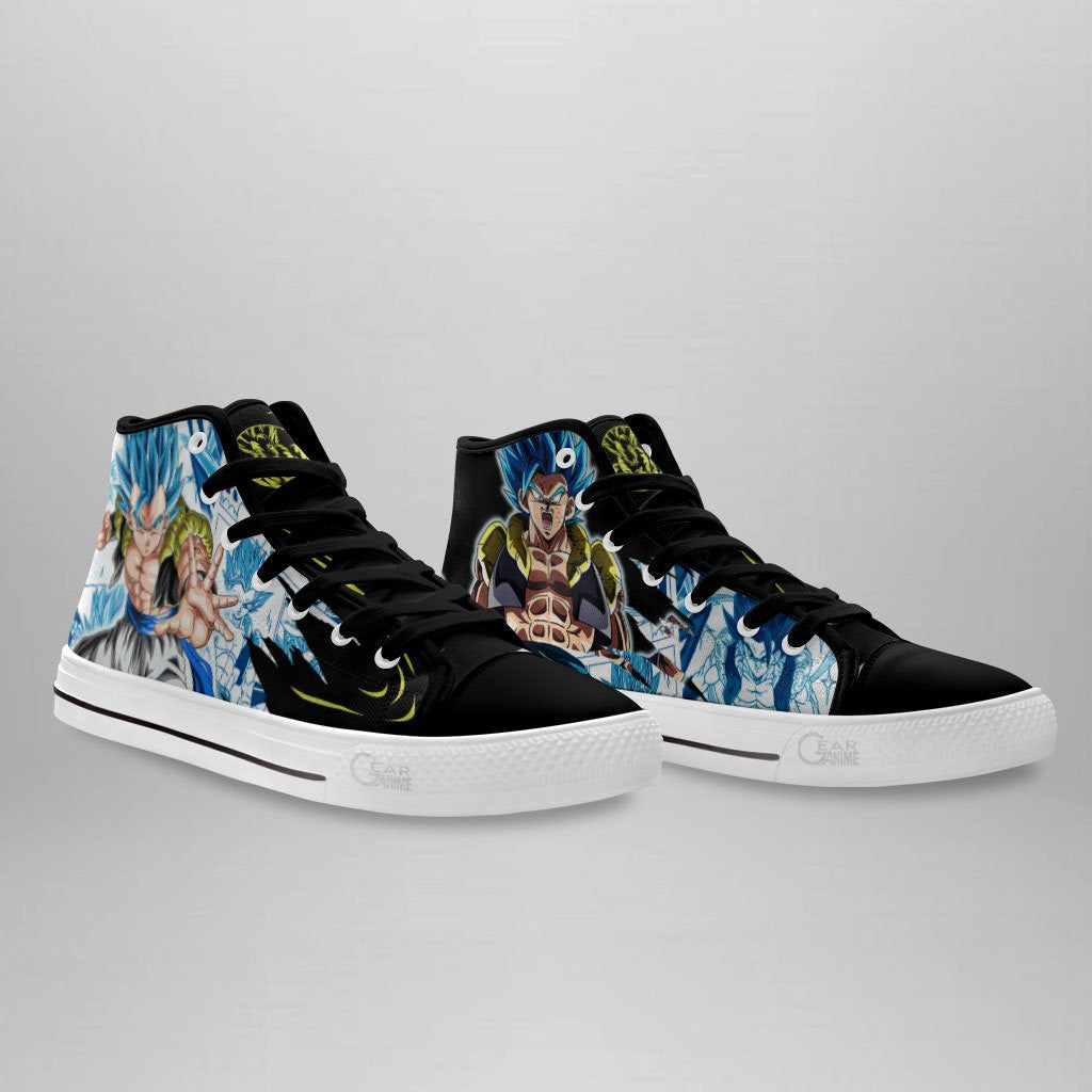 Gogeta High Top Shoes Custom Manga Anime Dragon Ball Sneakers - 4 - GearAnime