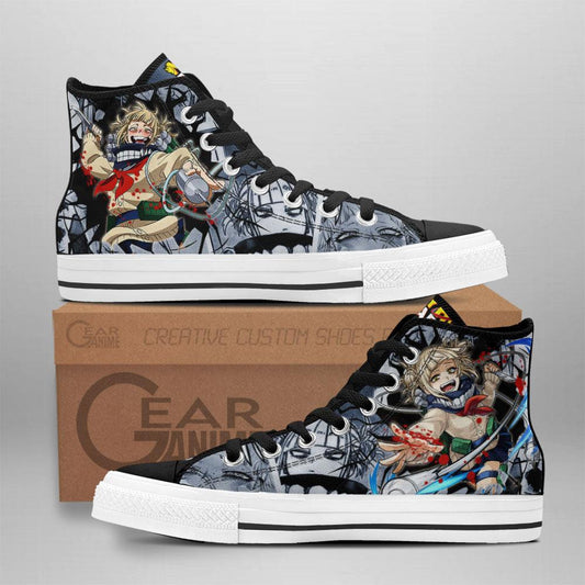 Himiko Toga High Top Shoes Custom Anime My Hero Academia Sneakers - 1 - GearAnime