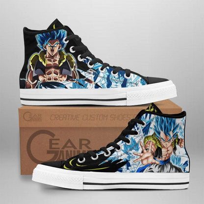 Gogeta High Top Shoes Custom Manga Anime Dragon Ball Sneakers - 1 - GearAnime