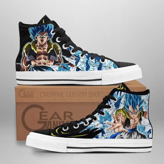 Gogeta High Top Shoes Custom Manga Anime Dragon Ball Sneakers - 1 - GearAnime