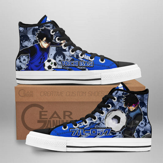 Yoichi Isagi Anime Custom High Top Shoes NTT2712 Gear Anime