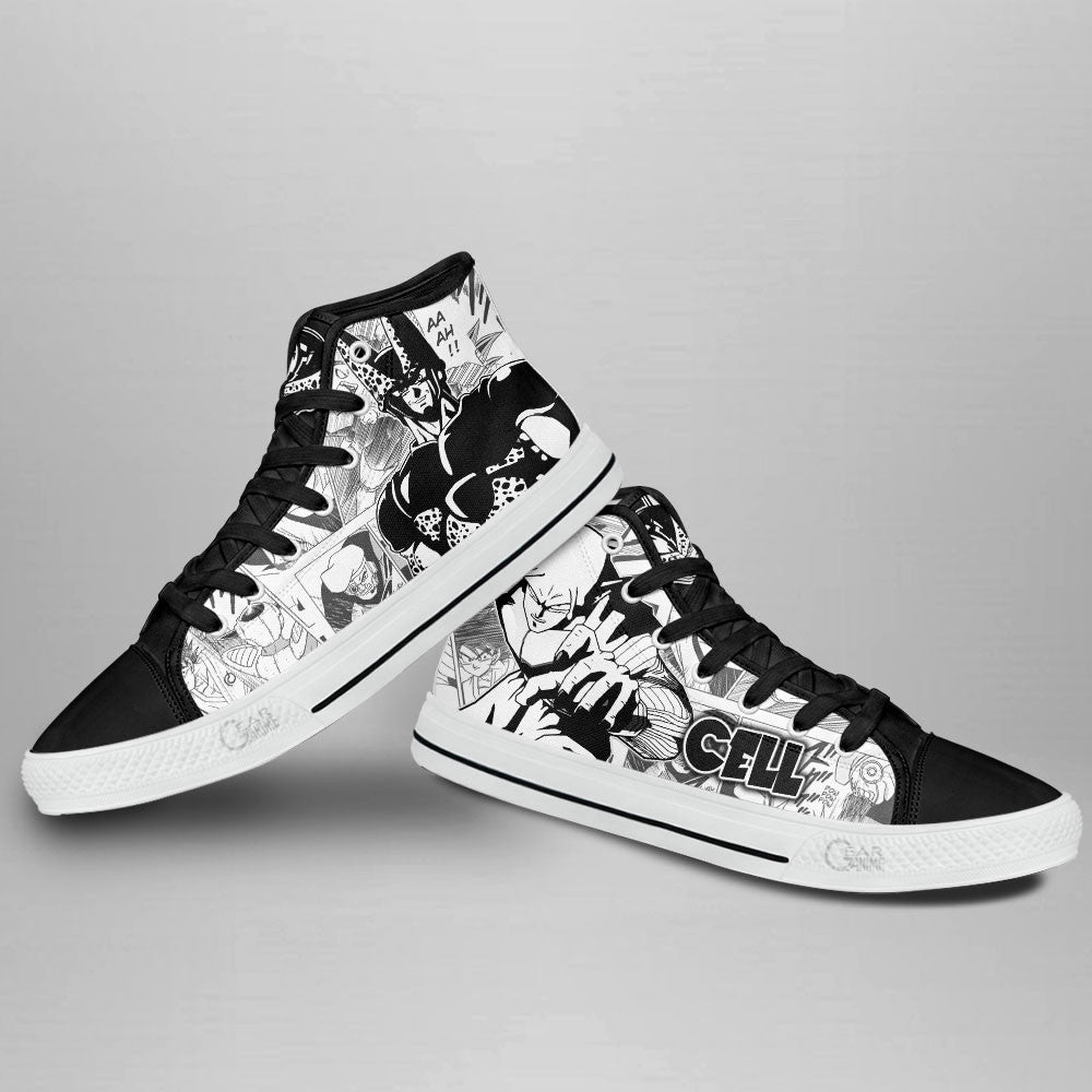 Cell Classic High-Top Sneakers - Custom Anime Design