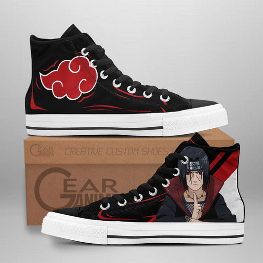 Akt Itachi High Top Shoes Custom Anime Sneakers - 1 - GearAnime