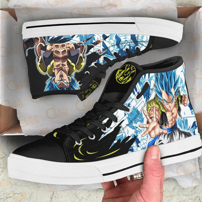 Gogeta High Top Shoes Custom Manga Anime Dragon Ball Sneakers - 2 - GearAnime
