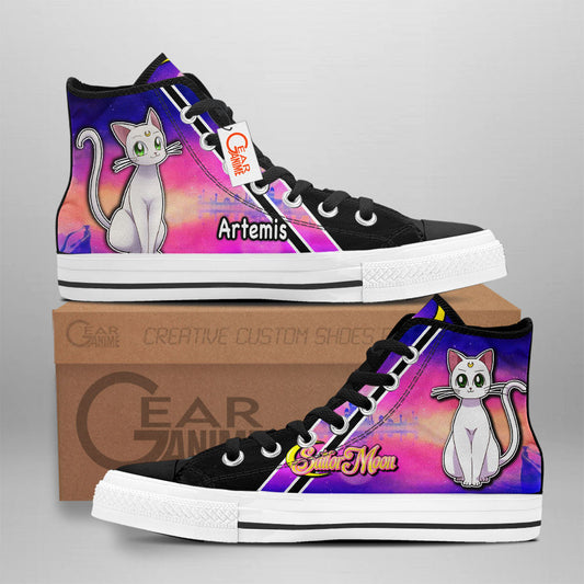 Artemis Anime Custom High Top Shoes NTT0901 Gear Anime