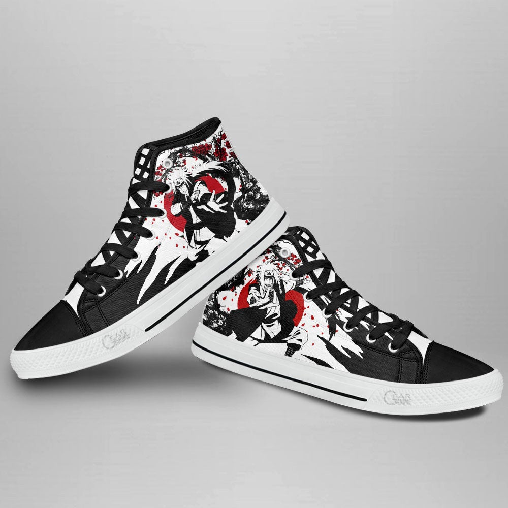 Jiraiya High Top Shoes Custom NRT Anime Sneakers Japan Style - 3 - GearAnime