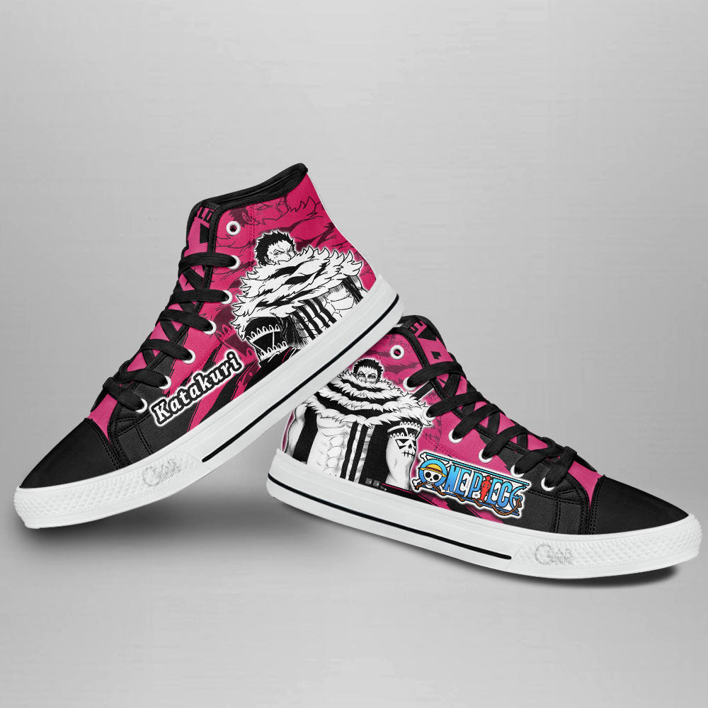 Charlotte Katakuri Classic High-Top Sneakers - Custom Anime Design