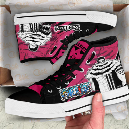 Charlotte Katakuri Classic High-Top Sneakers - Custom Anime Design