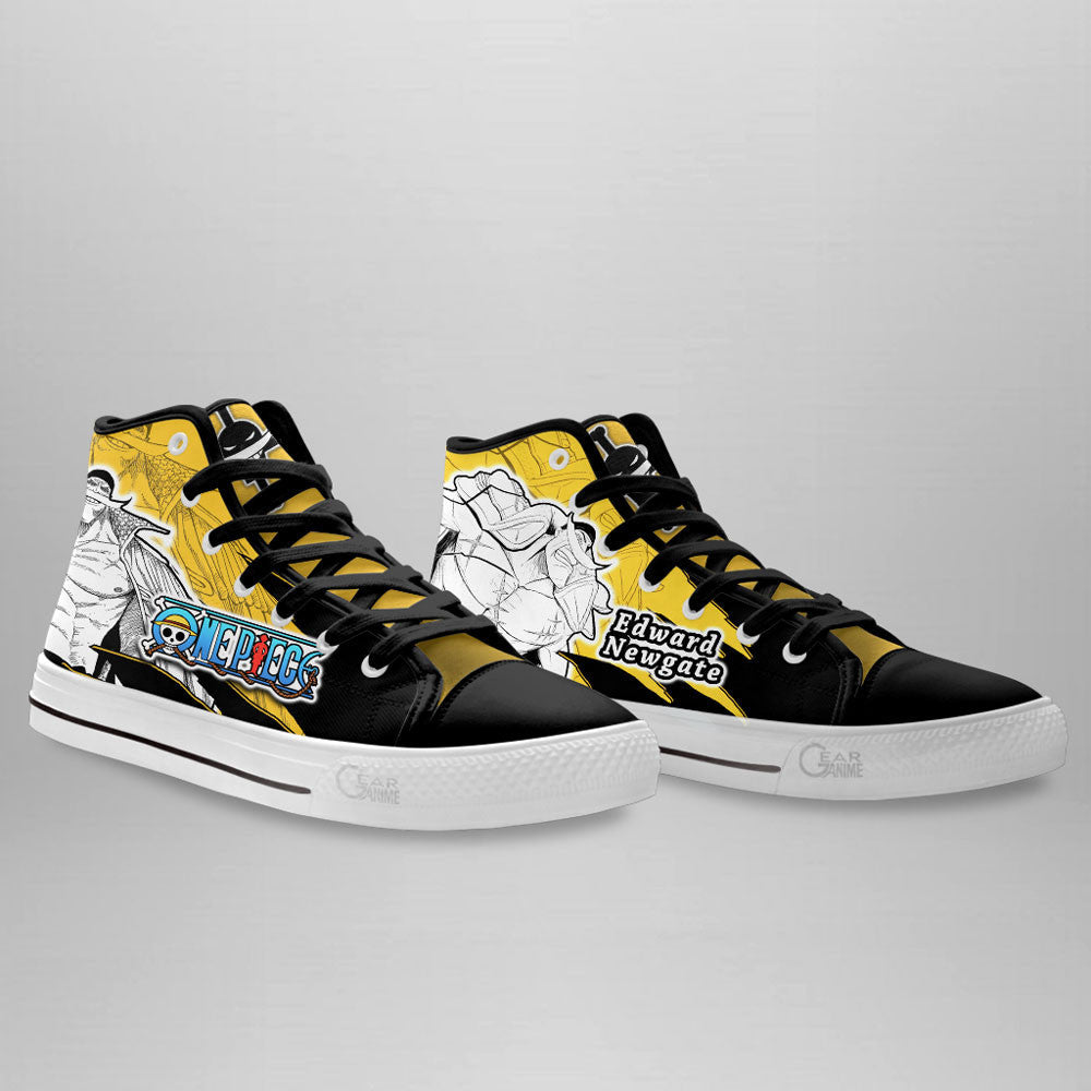 Edward Newgate High-Top Shoes Anime Custom